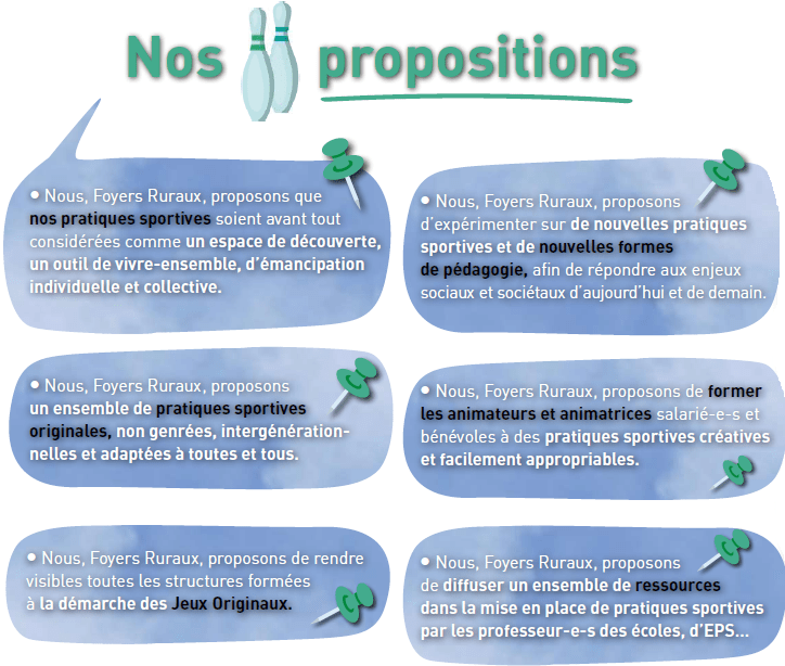Plaidoyer des Foyers Ruraux, nos propositions