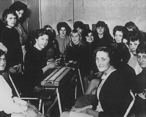 Stage des Foyers Ruraux à l'auberge de jeunesse de Metz - Années 60 (?)