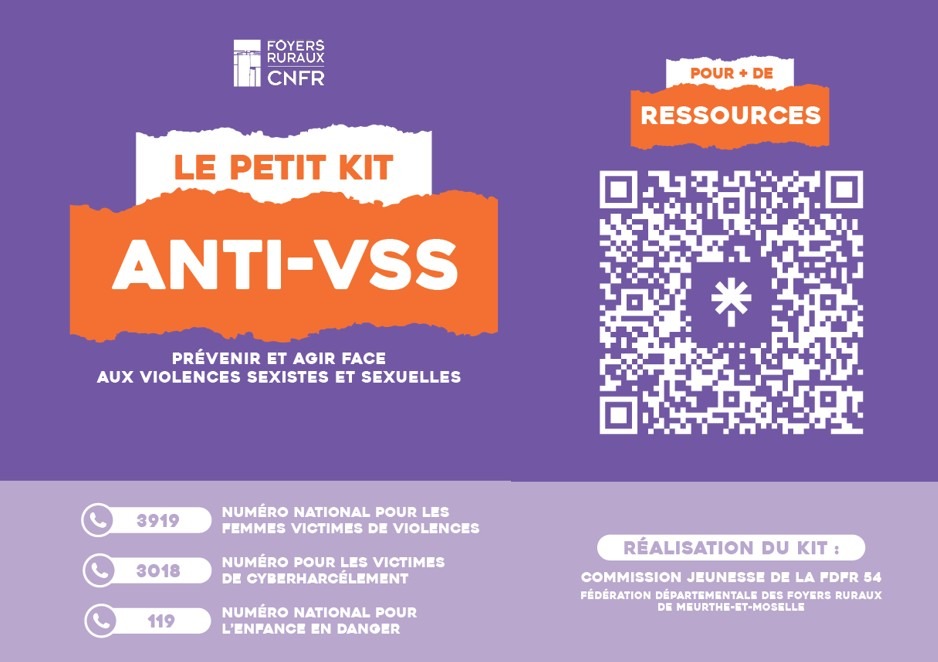 Lutte contre les violences sexistes et sexuelles : découvrez les outils des Foyers Ruraux !